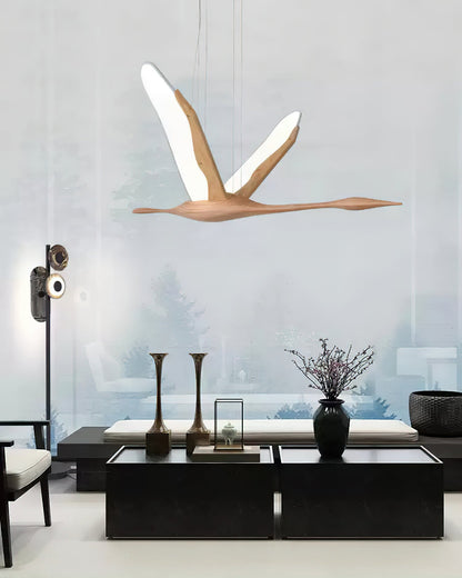 Solitude Crane Droplight Pendant Lamp