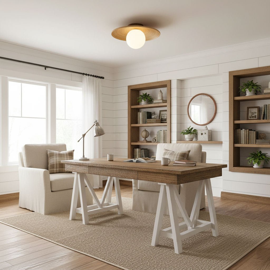 Soluna Wood Ceiling Light