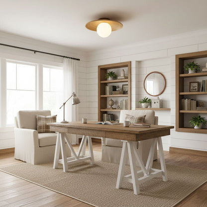 Soluna Wood Ceiling Light