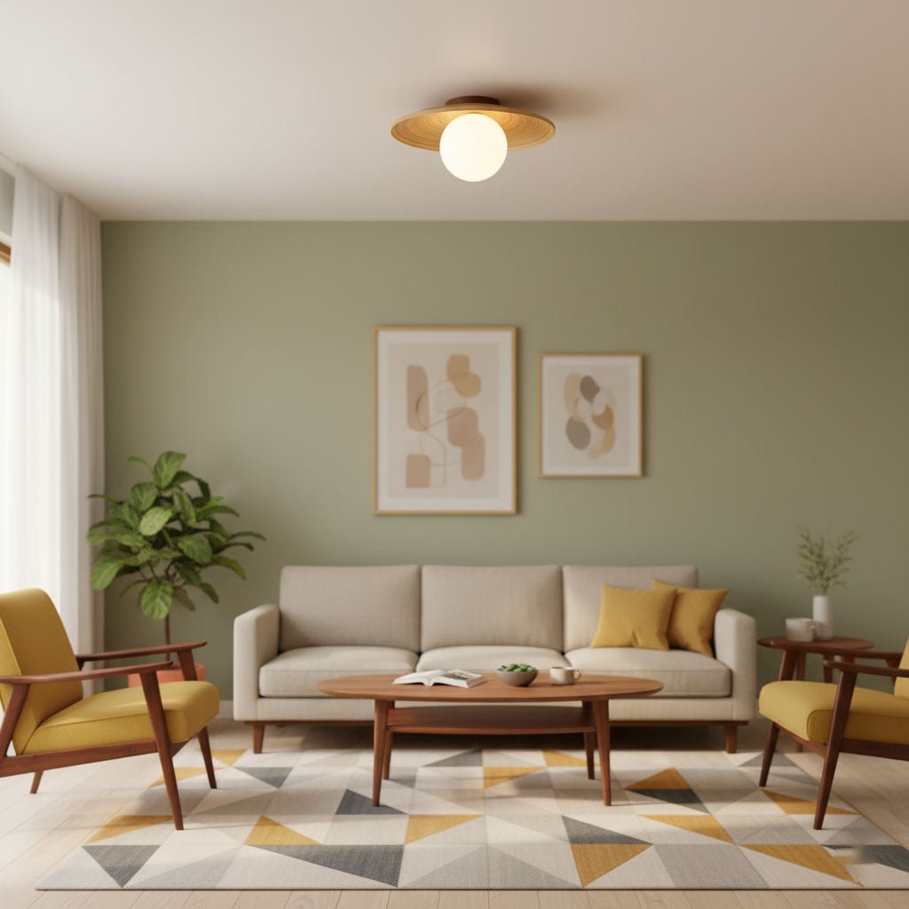 Soluna Wood Ceiling Light