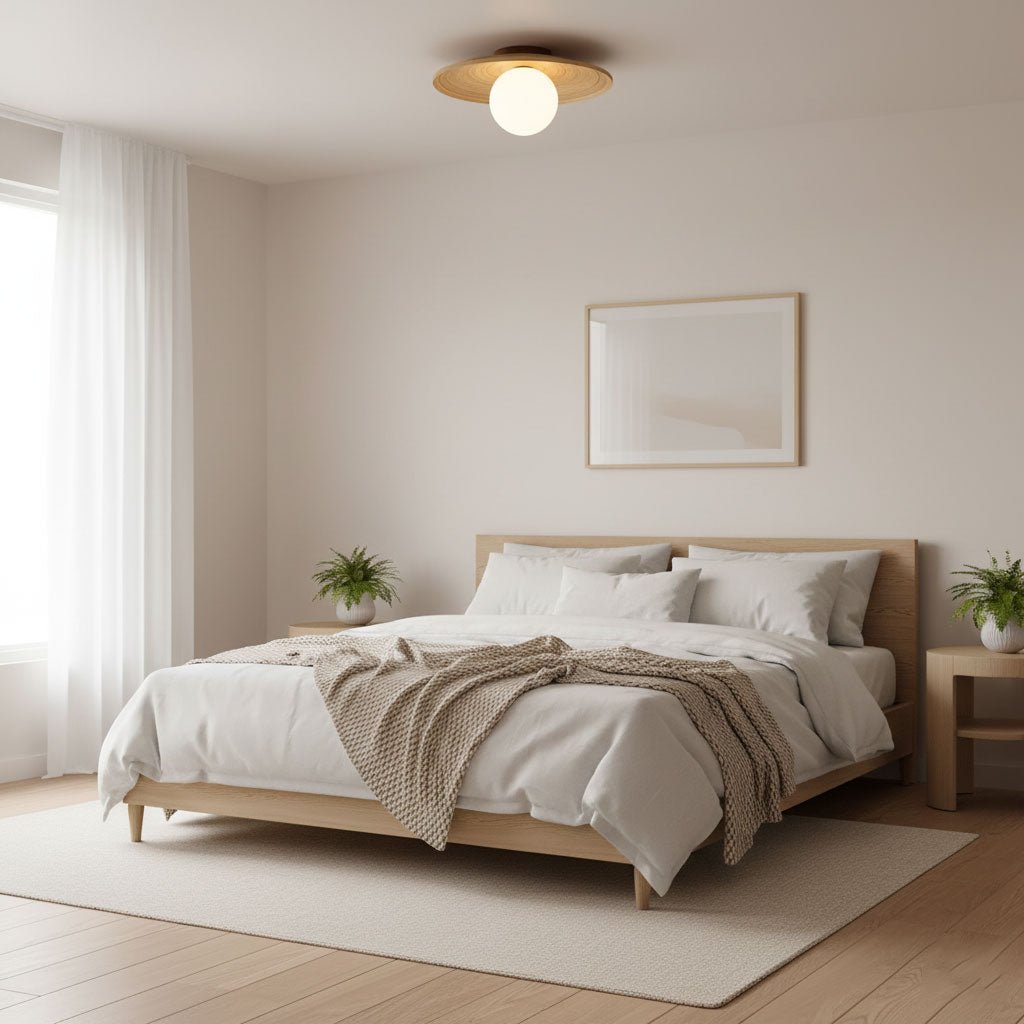 Soluna Wood Ceiling Light