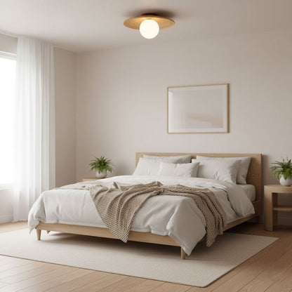 Soluna Wood Ceiling Light