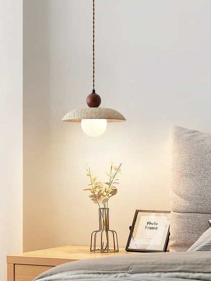 Soluna Travertine Pendant Light