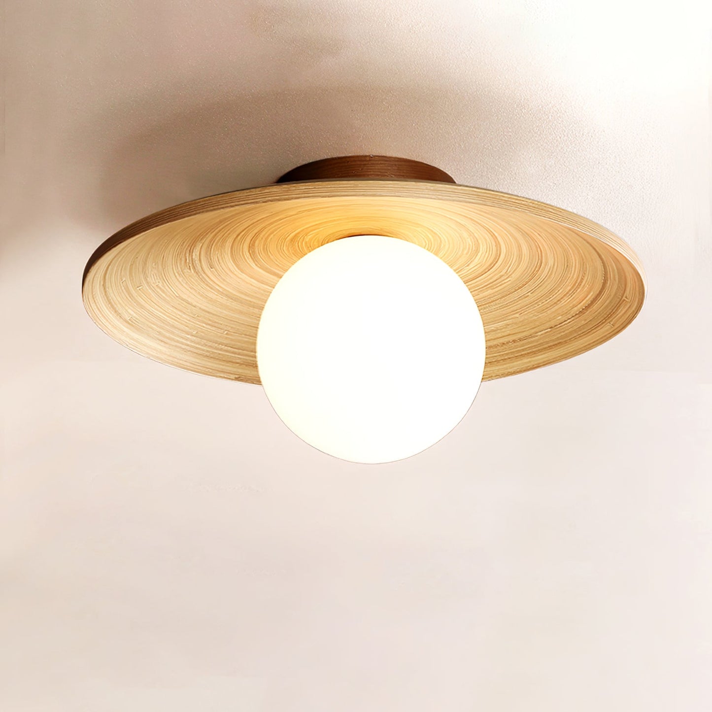 Soluna Wood Ceiling Light