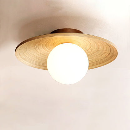Soluna Wood Ceiling Light