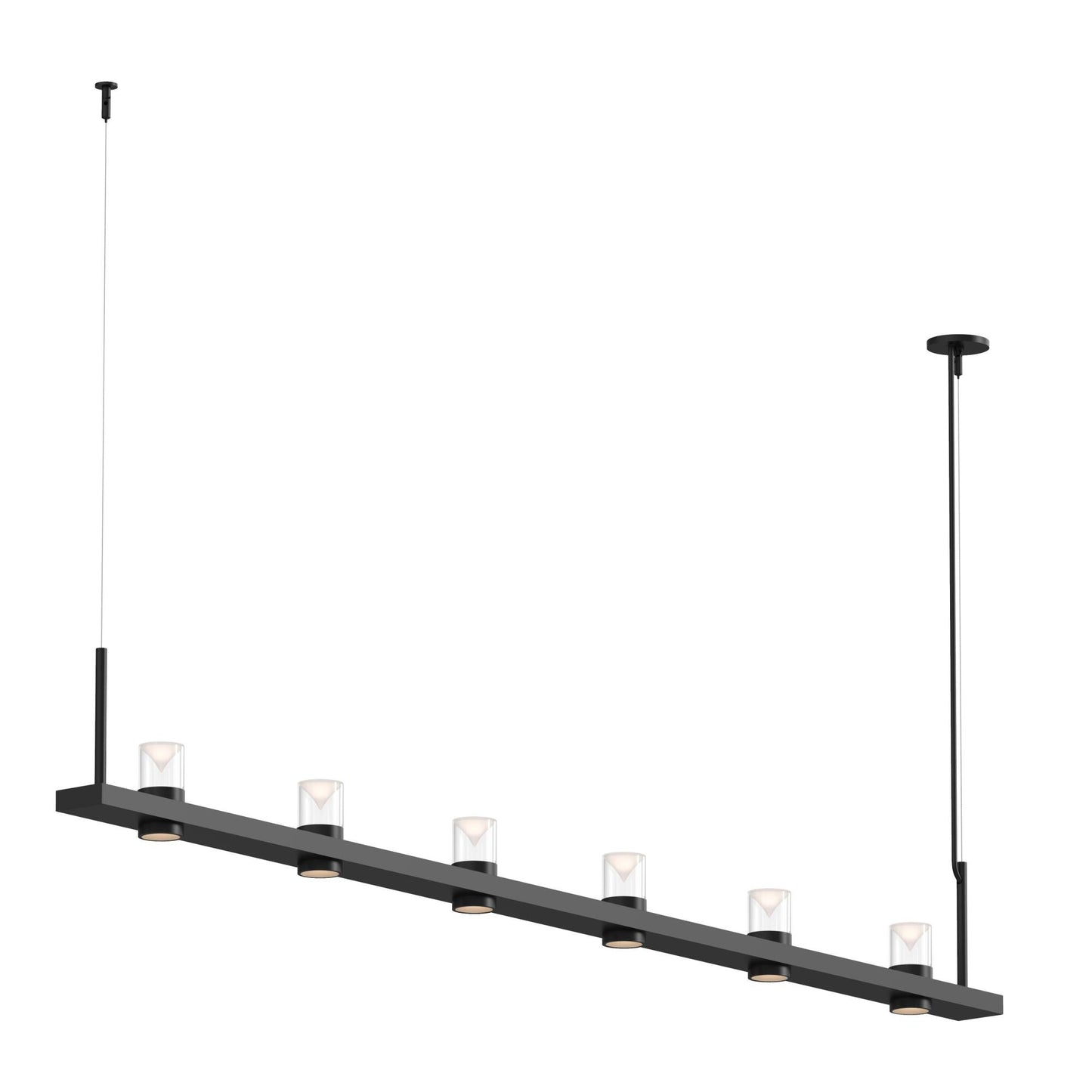 Sonneman Robert Sonneman Intervals 96 Inch 6 Light Led Linear Suspension Light Cp198144