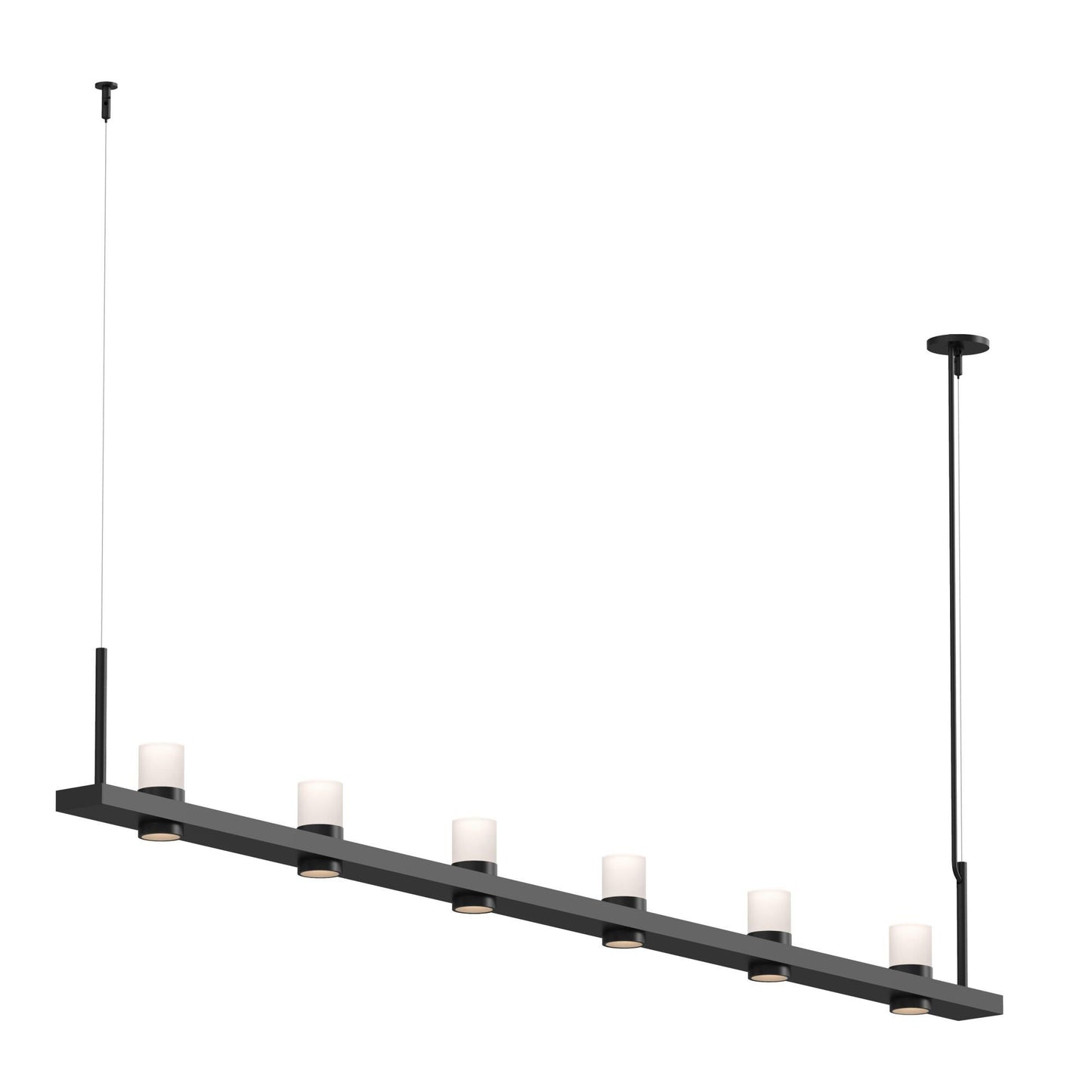 Sonneman Robert Sonneman Intervals 96 Inch 6 Light Led Linear Suspension Light Cp198145