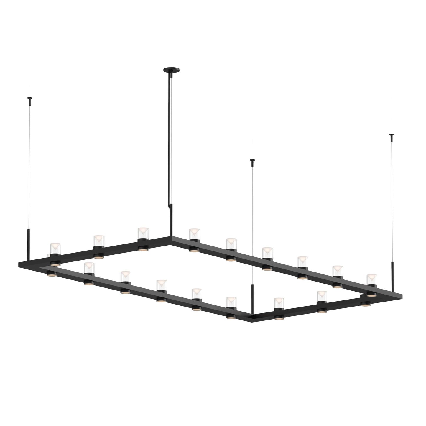 Sonneman Robert Sonneman Intervals 104 Inch 18 Light Led Linear Suspension Light Cp198146