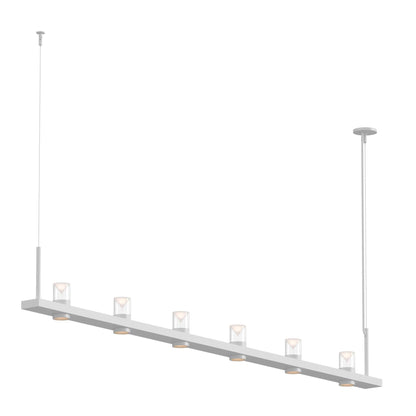 Sonneman Robert Sonneman Intervals 96 Inch 6 Light Led Linear Suspension Light Cp198154