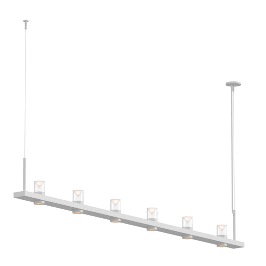 Sonneman Robert Sonneman Intervals 96 Inch 6 Light Led Linear Suspension Light Cp198154