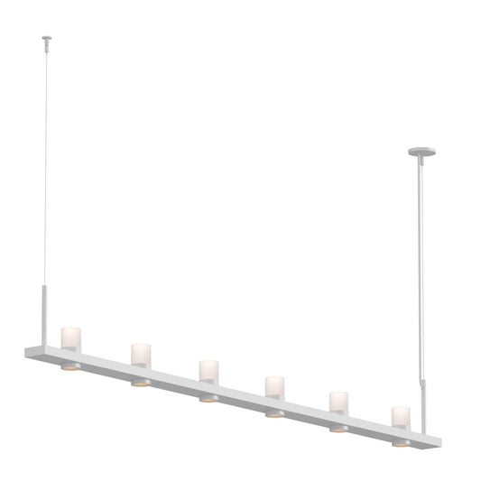 Sonneman Robert Sonneman Intervals 96 Inch 6 Light Led Linear Suspension Light Cp198155