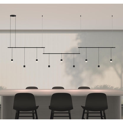 Sonneman Robert Sonneman Suspenders 104 Inch 9 Light Led Linear Suspension Light Cp176092