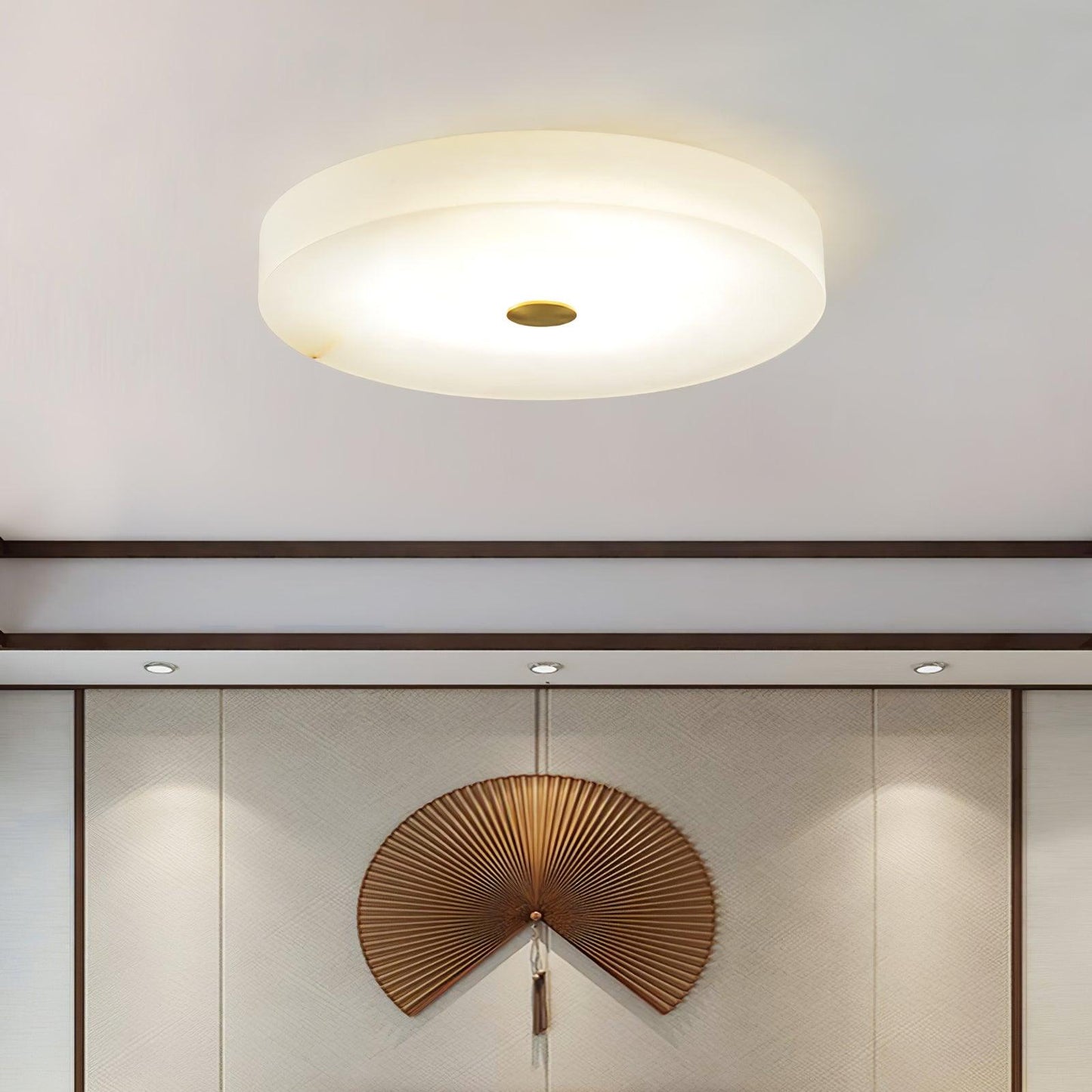 Sophie Alabaster Overhead light Ceiling Lamp