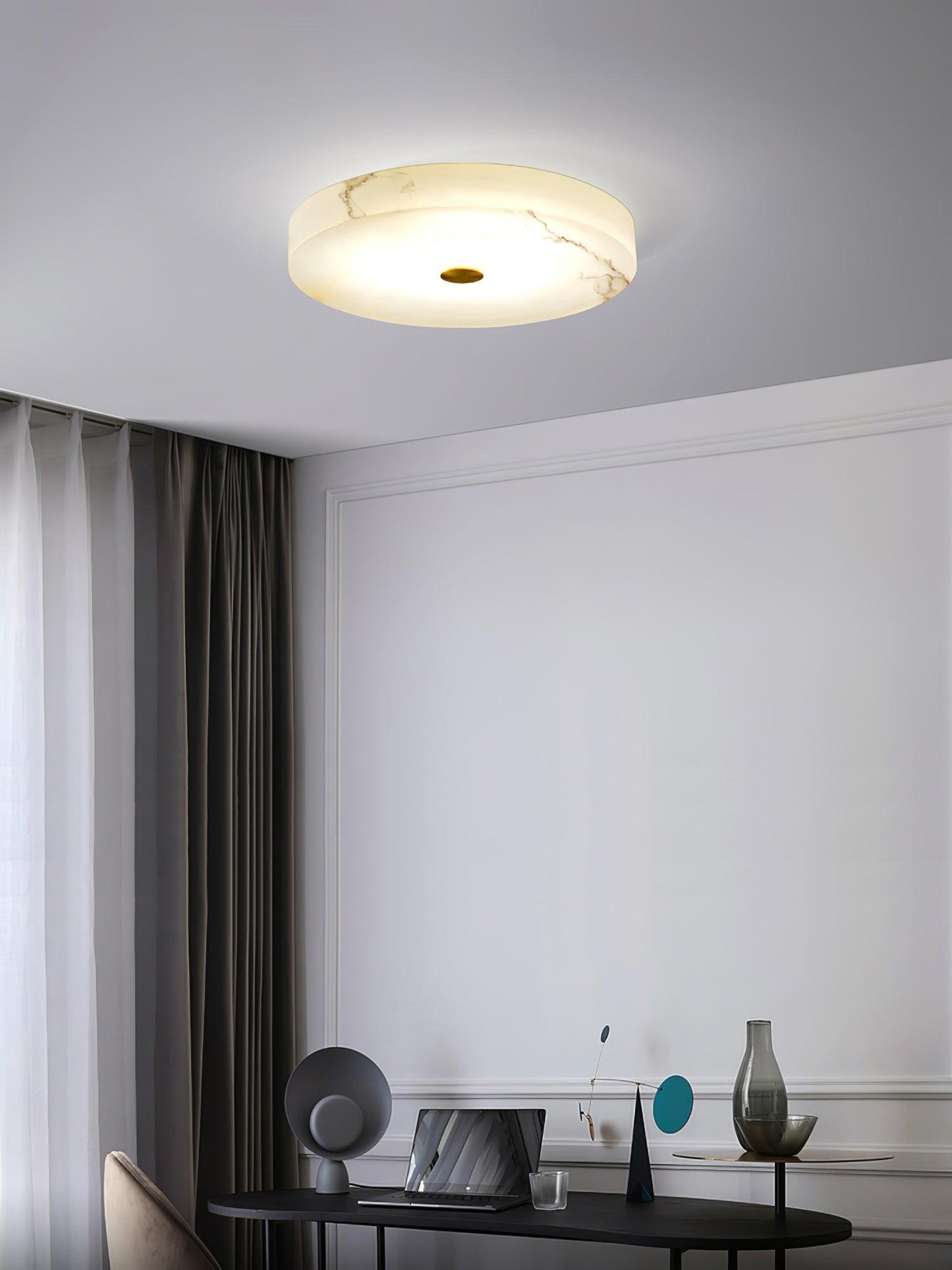 Sophie Alabaster Overhead light Ceiling Lamp