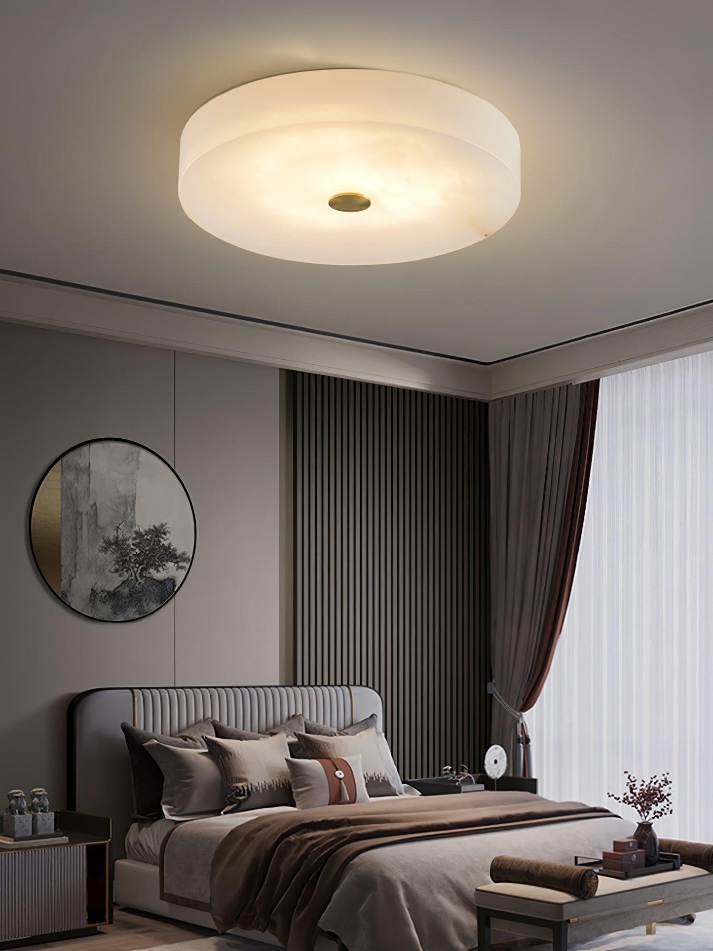 Sophie Alabaster Overhead light Ceiling Lamp