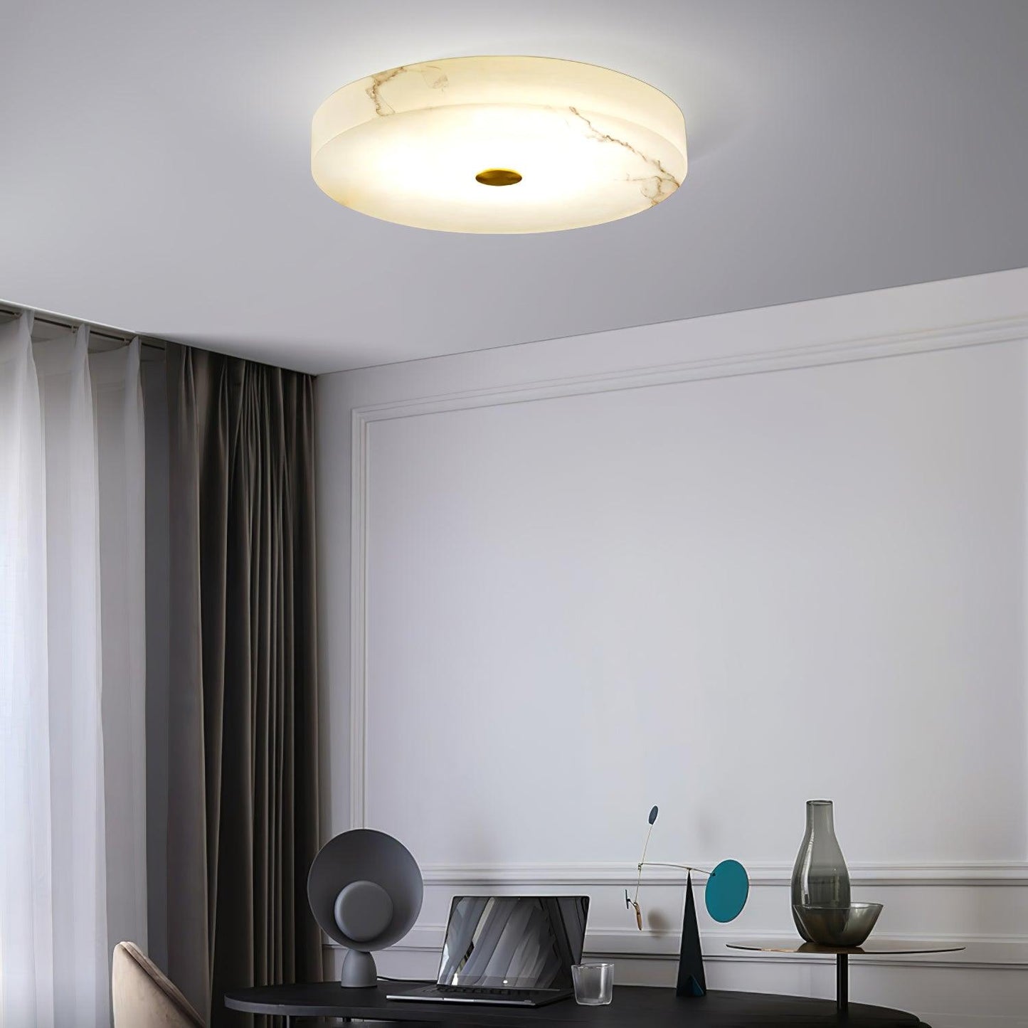 Sophie Alabaster Overhead light Ceiling Lamp