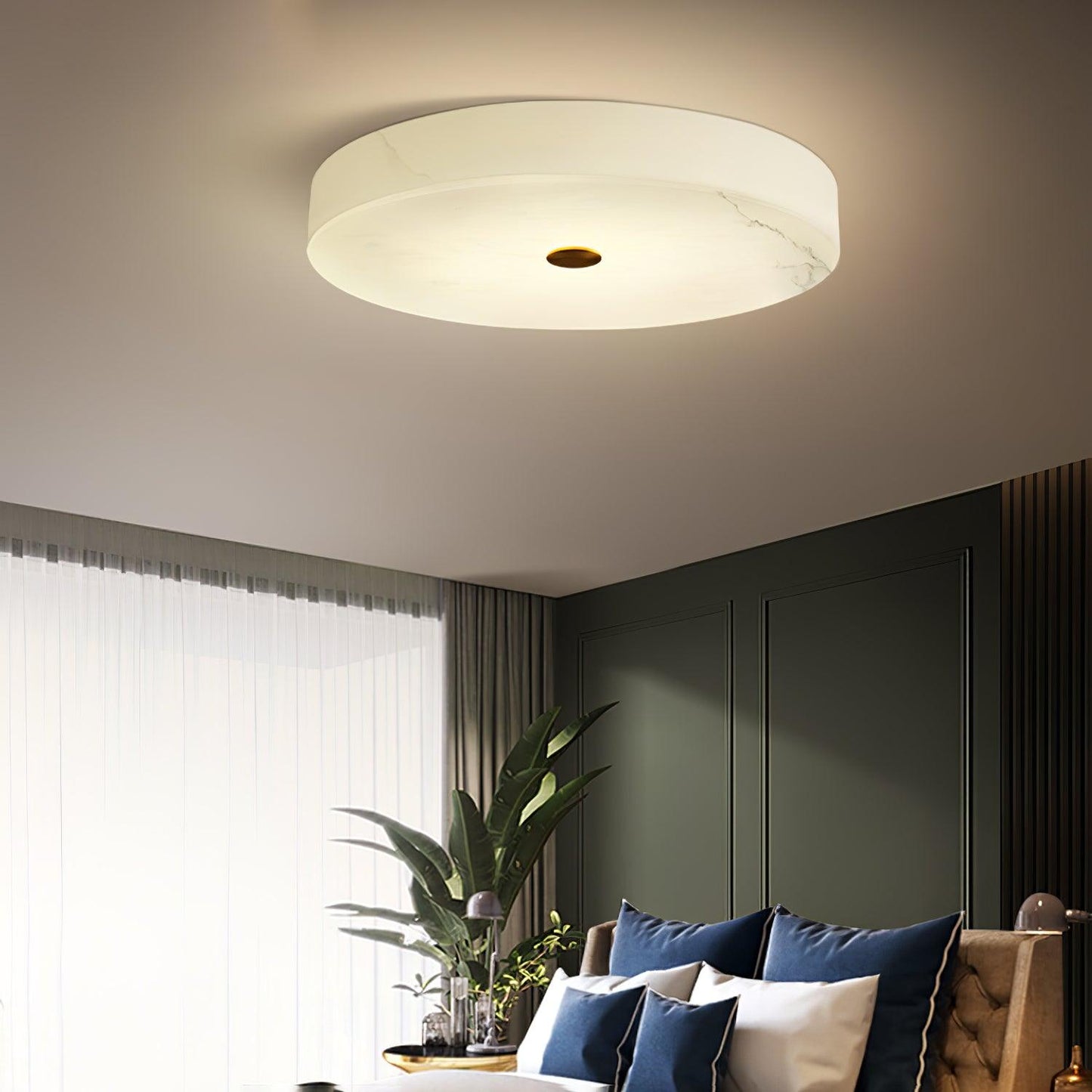 Sophie Alabaster Overhead light Ceiling Lamp