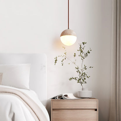 Soren Travertine Pendant Light