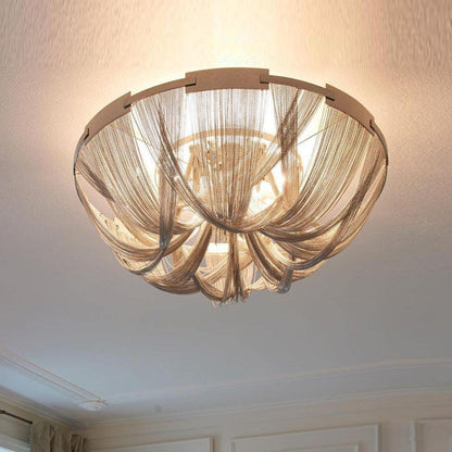 Tassel Aluminum Chain Ceiling fixture Ceiling Light