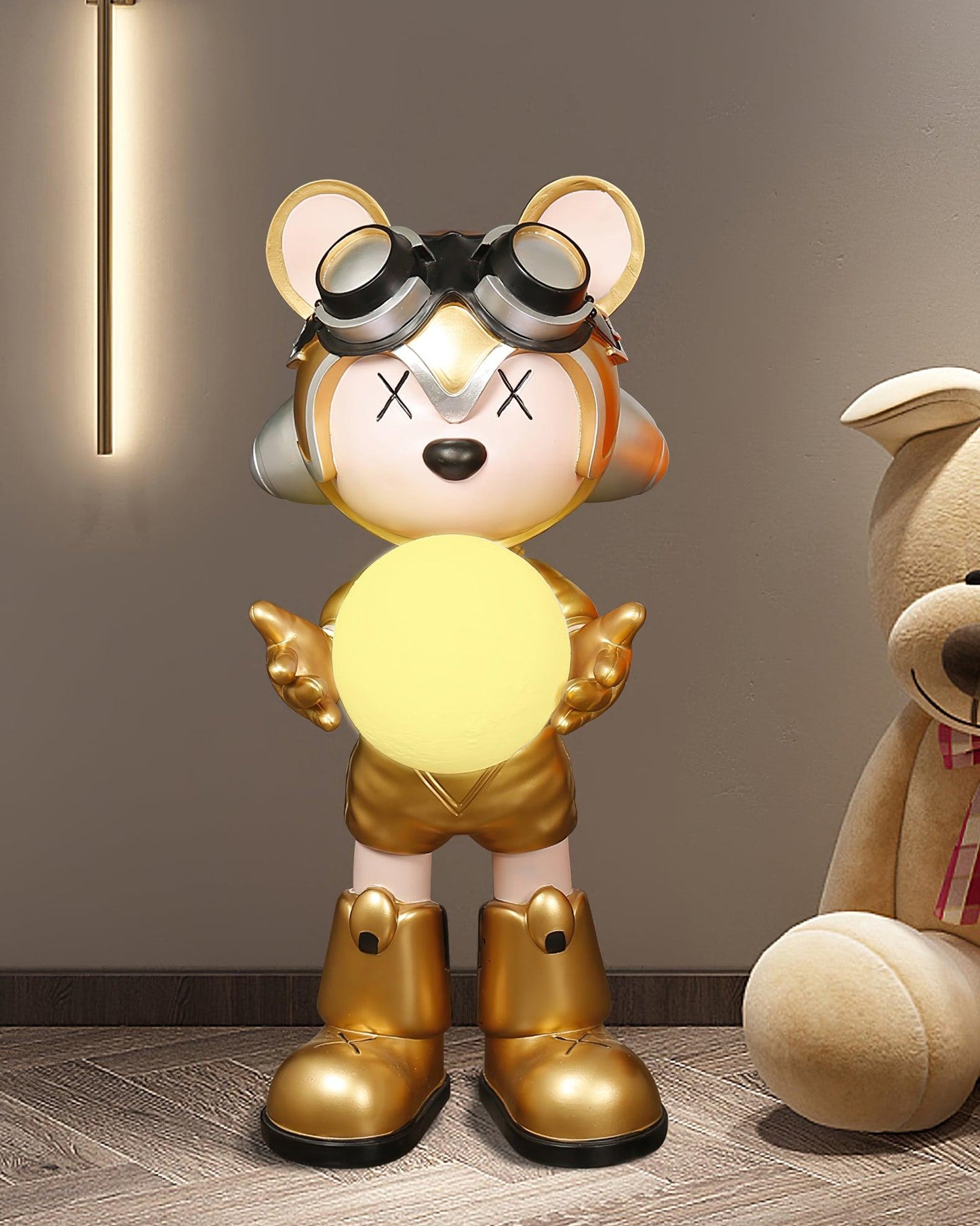 Space Bear Built-in Battery Standing Lamp Floor Lamp