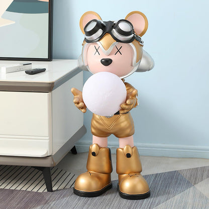 Space Bear Built-in Battery Standing Lamp Floor Lamp