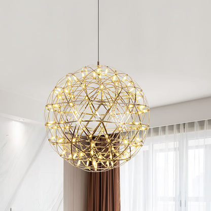 Gold Spark Ball Drop light Pendant Light