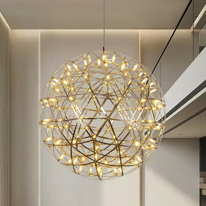 Gold Spark Ball Drop light Pendant Light