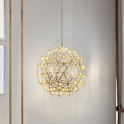 Gold Spark Ball Drop light Pendant Light