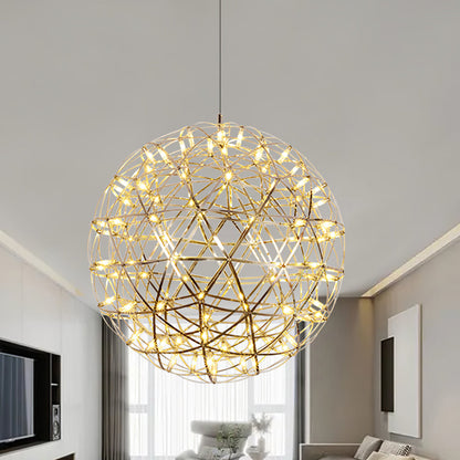 Silver Spark Ball Houselight Pendant Light