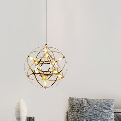 Silver Spark Ball Houselight Pendant Light