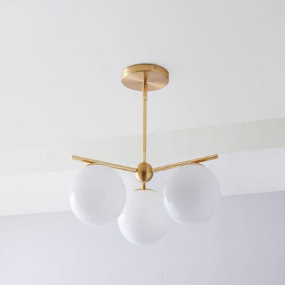 Sphere & Stem Candelabrum Chandelier