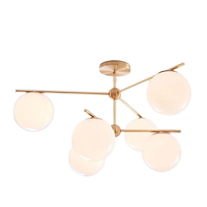 Sphere & Stem Candelabrum Chandelier