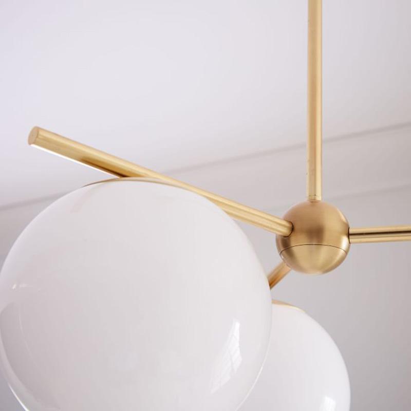 Sphere & Stem Candelabrum Chandelier