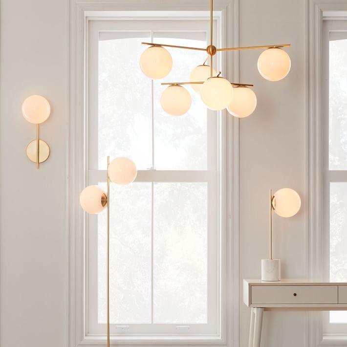 Sphere & Stem Candelabrum Chandelier