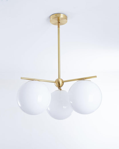 Sphere & Stem Candelabrum Chandelier