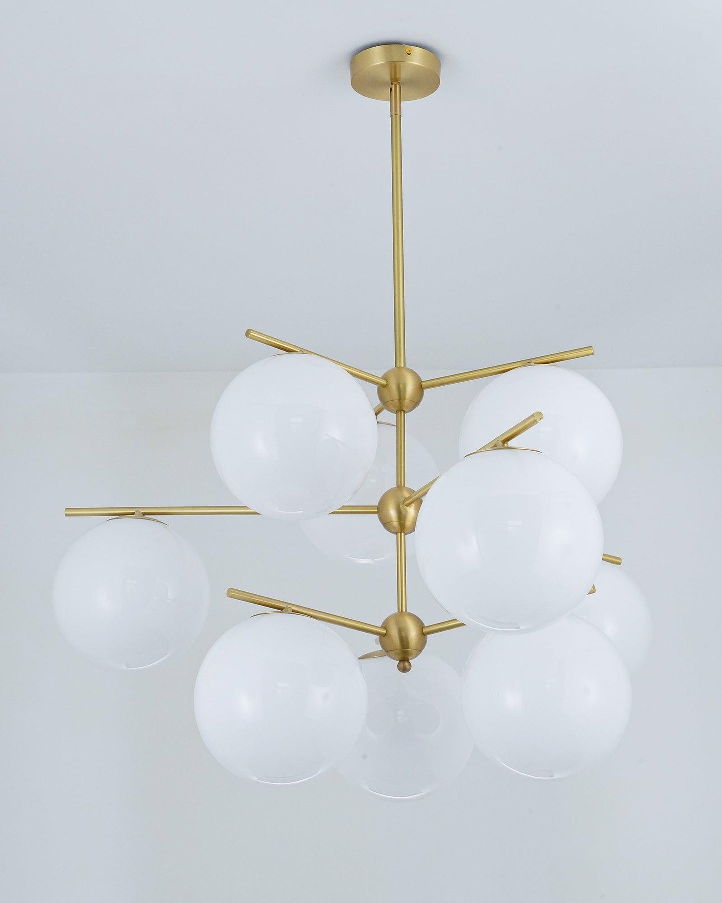 Sphere & Stem Candelabrum Chandelier