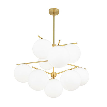 Sphere & Stem Candelabrum Chandelier