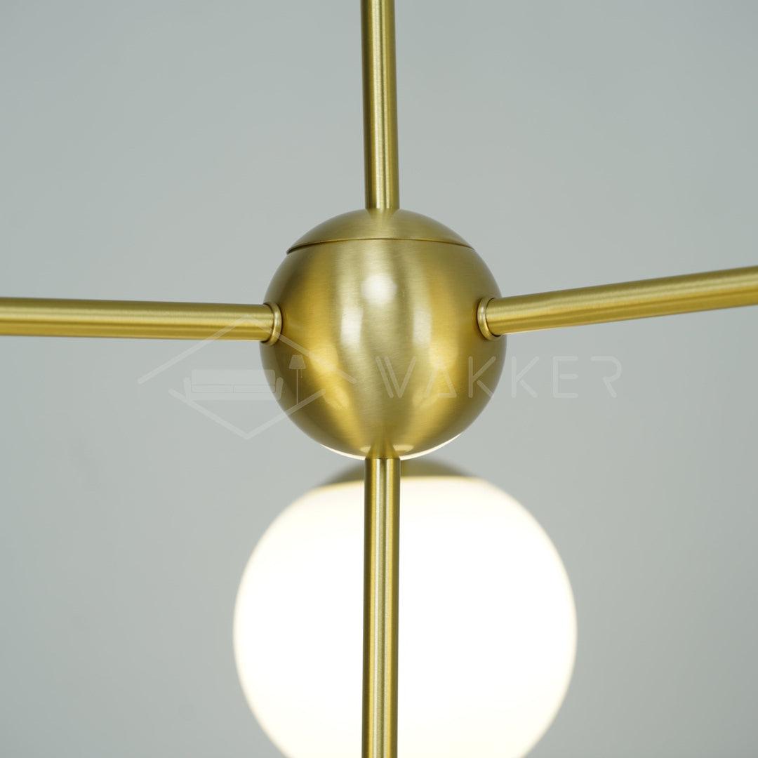 Sphere & Stem Candelabrum Chandelier