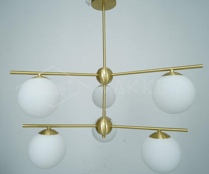 Sphere & Stem Candelabrum Chandelier