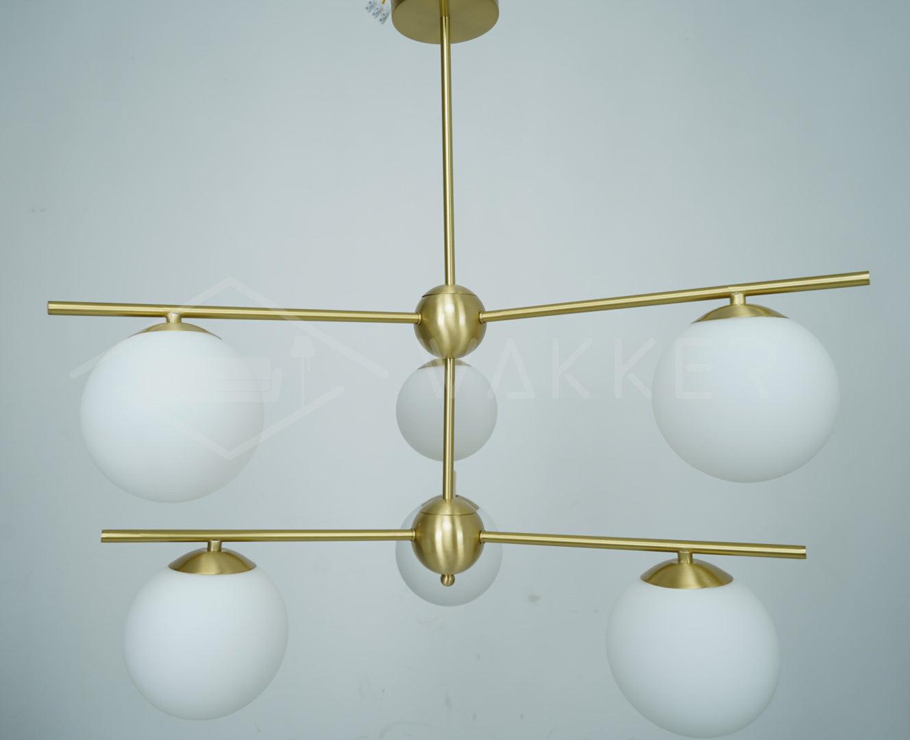 Sphere & Stem Candelabrum Chandelier