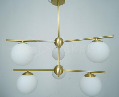 Sphere & Stem Candelabrum Chandelier