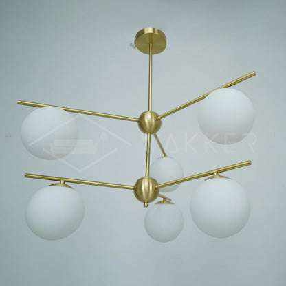 Sphere & Stem Candelabrum Chandelier