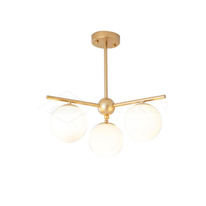 Sphere & Stem Candelabrum Chandelier