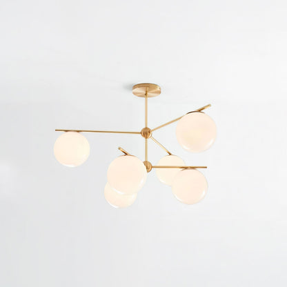 Sphere & Stem Candelabrum Chandelier