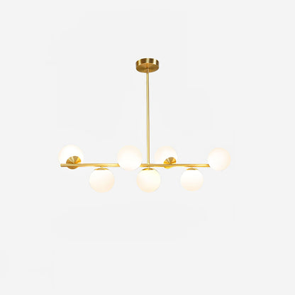 Sphere & Stem Candelabrum Chandelier