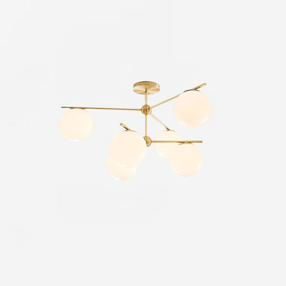 Sphere & Stem Candelabrum Chandelier