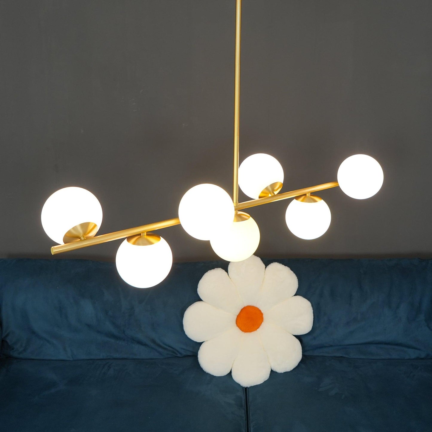 Sphere & Stem Candelabrum Chandelier