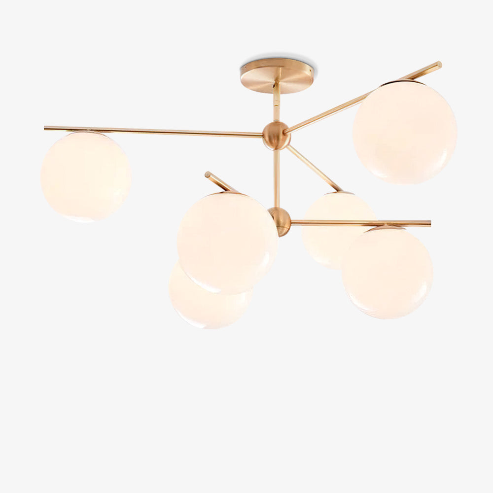 Sphere & Stem Candelabrum Chandelier