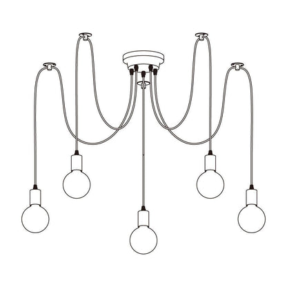 Spider Ceiling Electrolier Chandelier