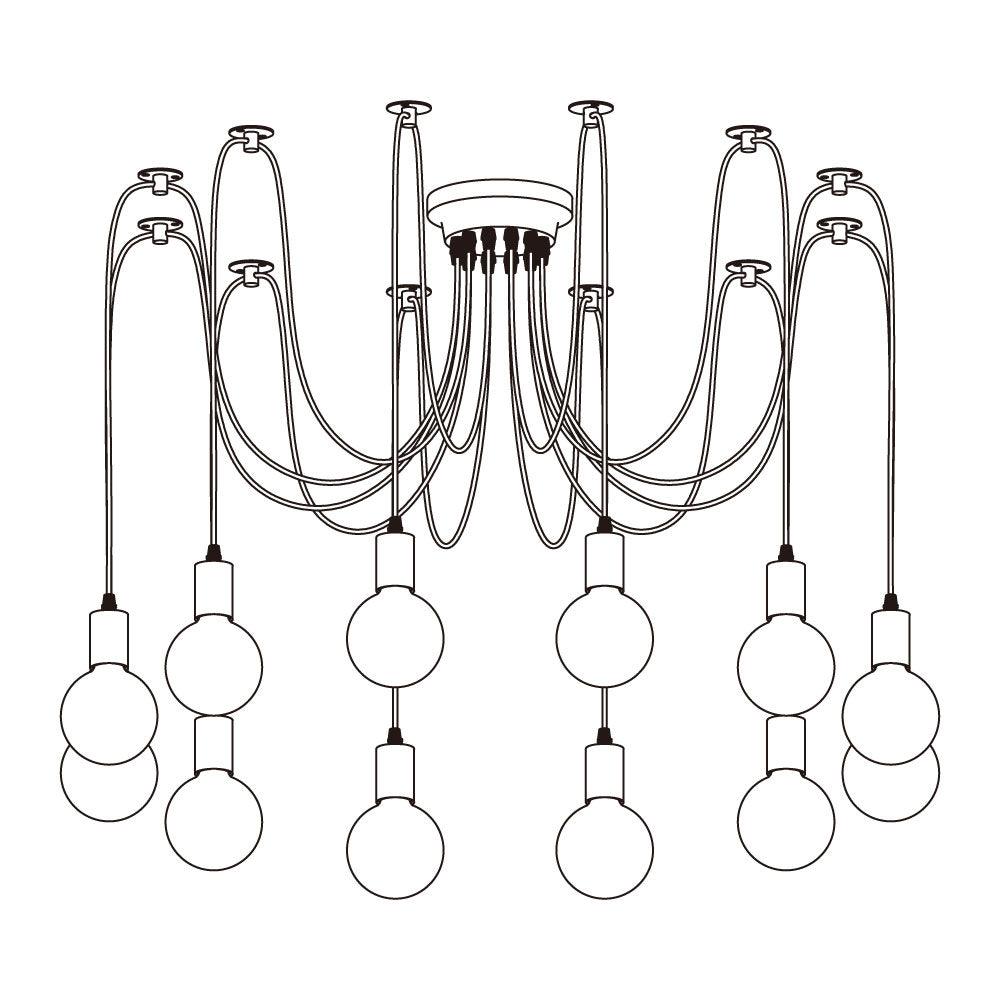 Spider Ceiling Electrolier Chandelier